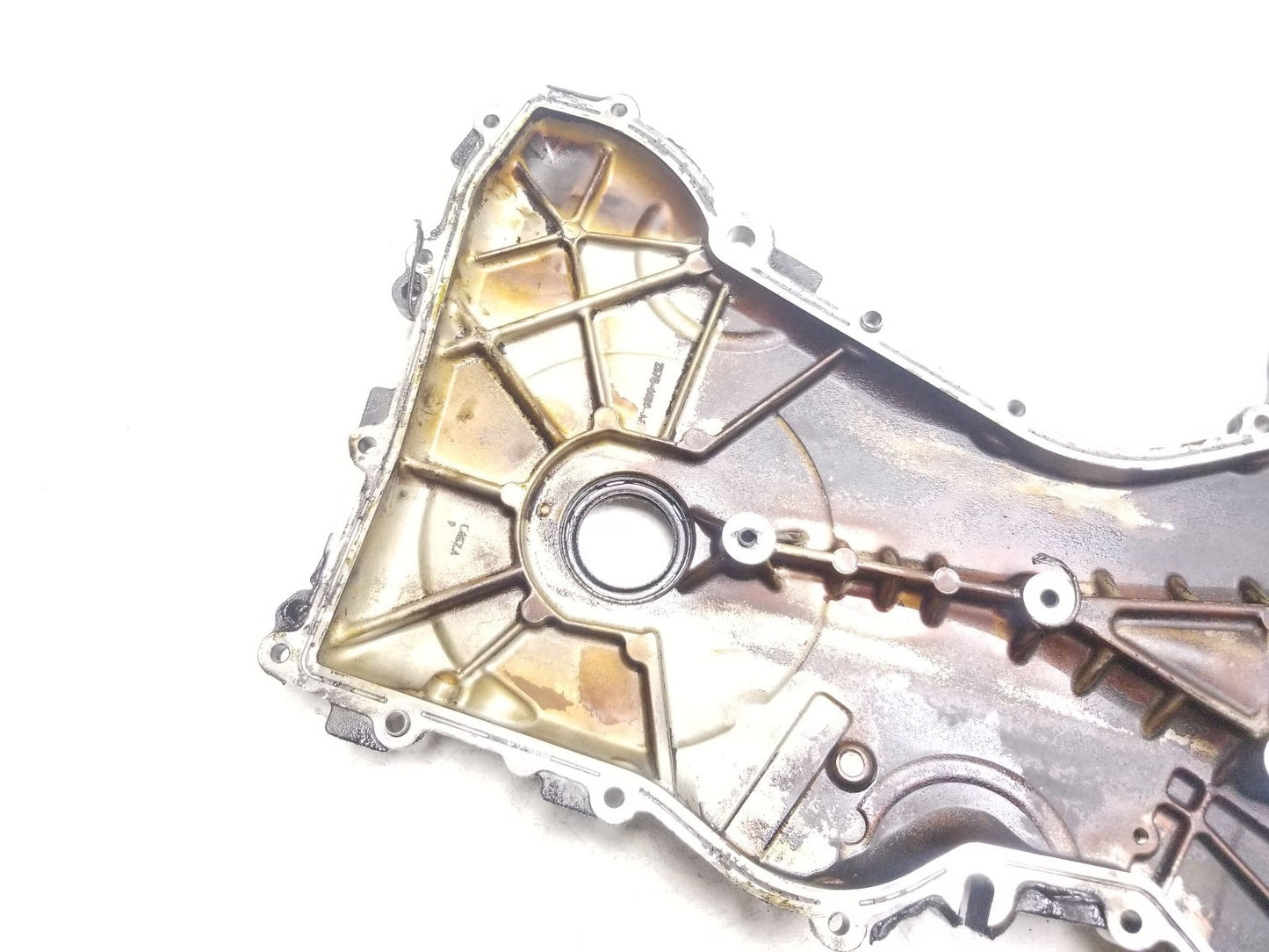 2010 Ford Transit Connect Engine Timing Cover 2s7g-6059-ae 2.0l OEM