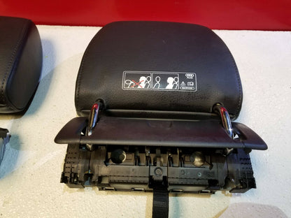 2015 Audi Q7 Rear Second Row Seat Headrest Left & Right Pair OEM