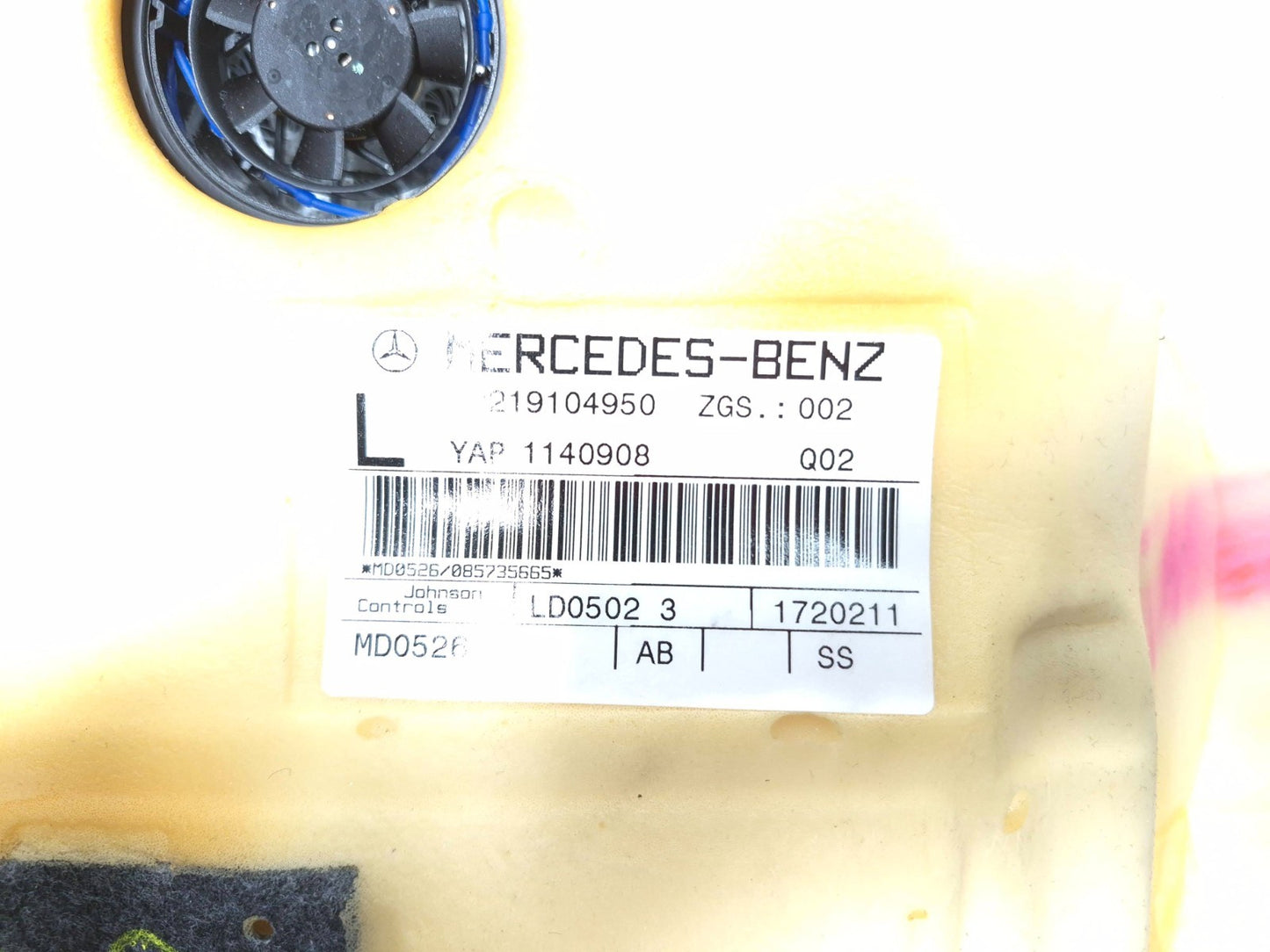 2010 Mercedes S400 Lower Seat Cushion Front Left Driver Side OEM