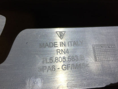 04 05 06 Porsche Cayenne Engine Bay Rear Cowl Trim Panel Cover Black OEM