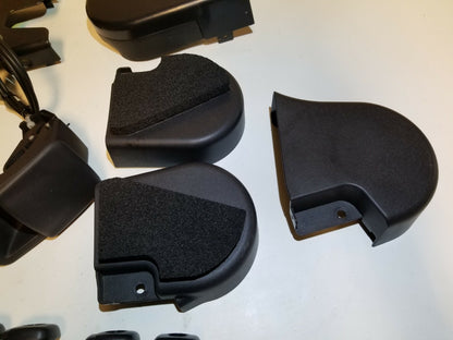 2012 Scion Tc Rear Seat Trim & Seat Lock Control Lever & Guide Sleeve 13 Pcs OEM