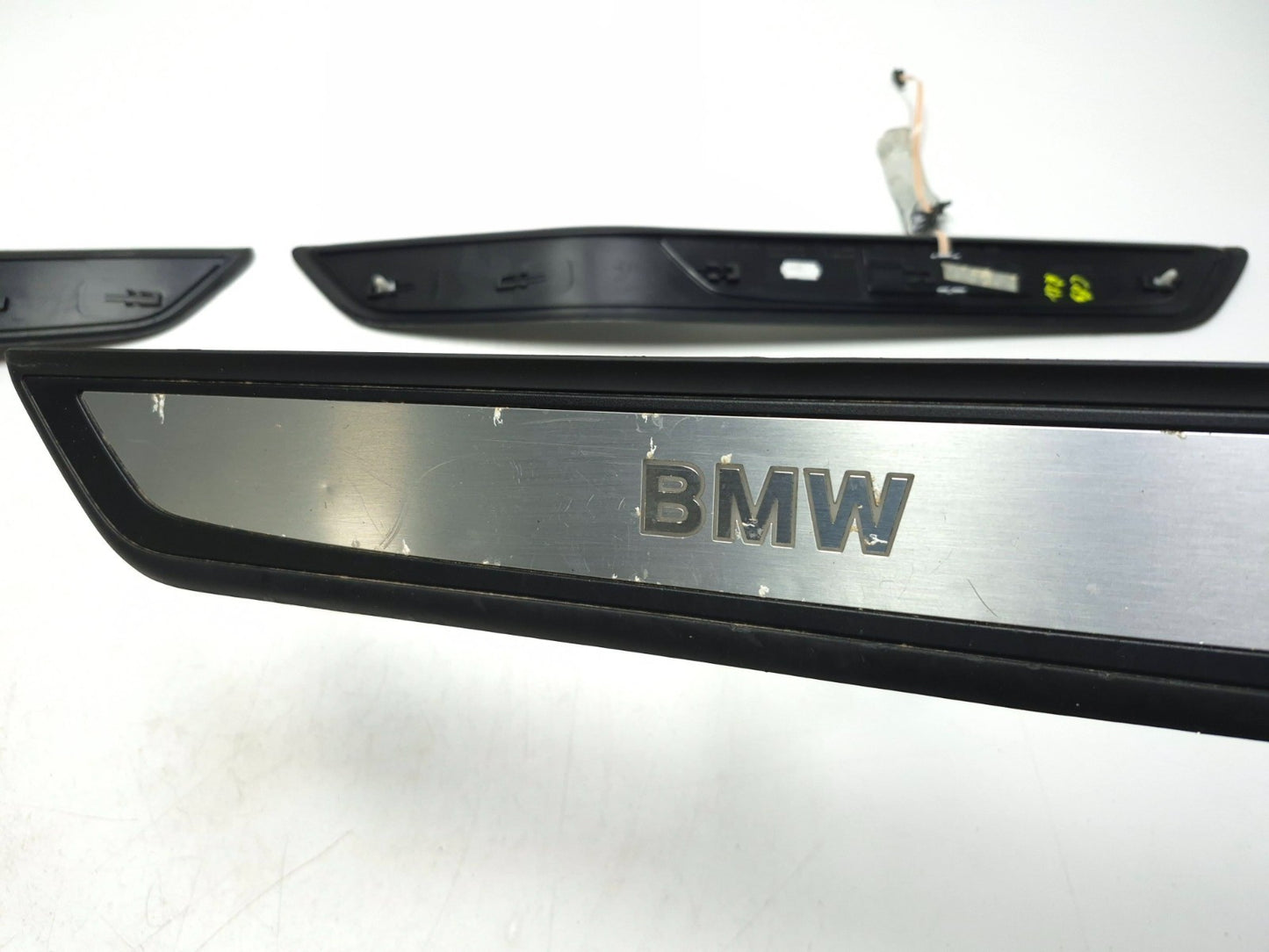 2011 BMW 750li Door Sill Scuff Plate Trim Front & Rear 4pcsoem