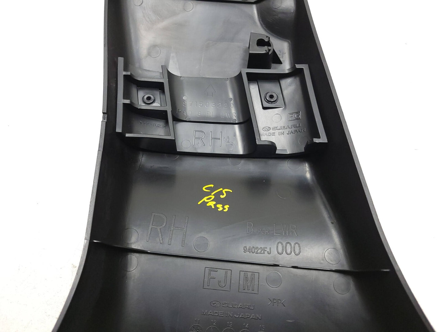 12-15 Subaru Impreza Center B Pillar Lower Trim Panel Left & Right OEM Sedan