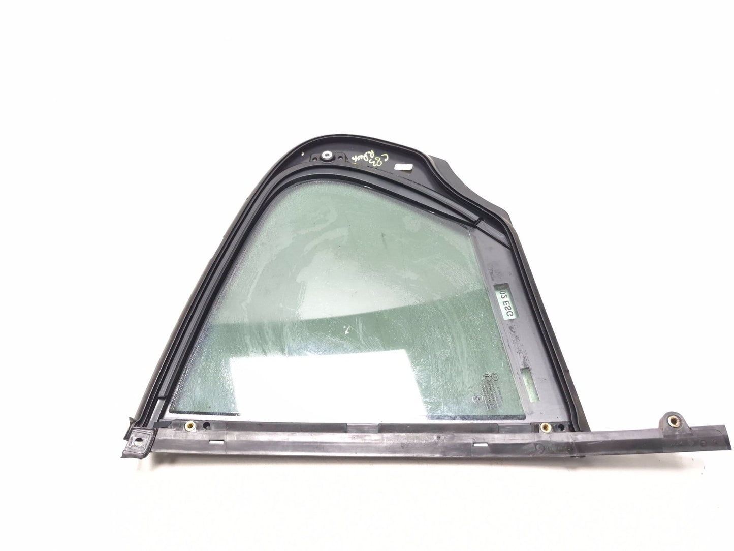 2011 BMW 750li Rear Door Quarter Window Glass Right Passenger Side OEM