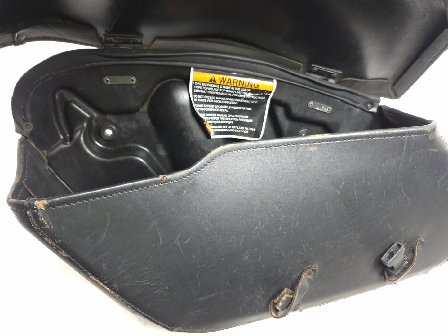 1998-2007 Harley Road King Classic Leather Saddlebag Left & Right OEM