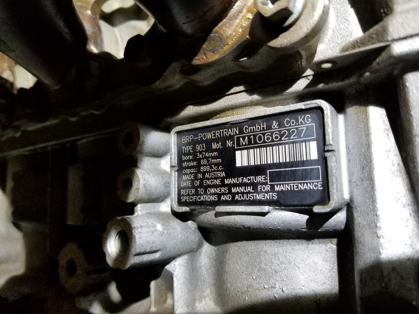 2017 Ski-doo Renegade Enduro Ace 900 Engine Motor OEM