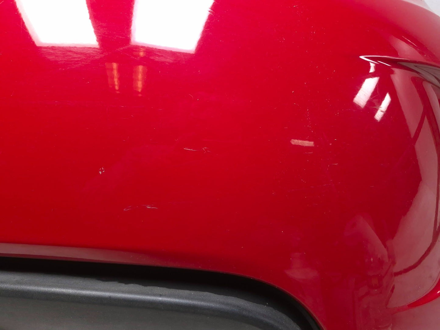2013 Fiat 500 Turbo Red Rear Bumper Cover OEM