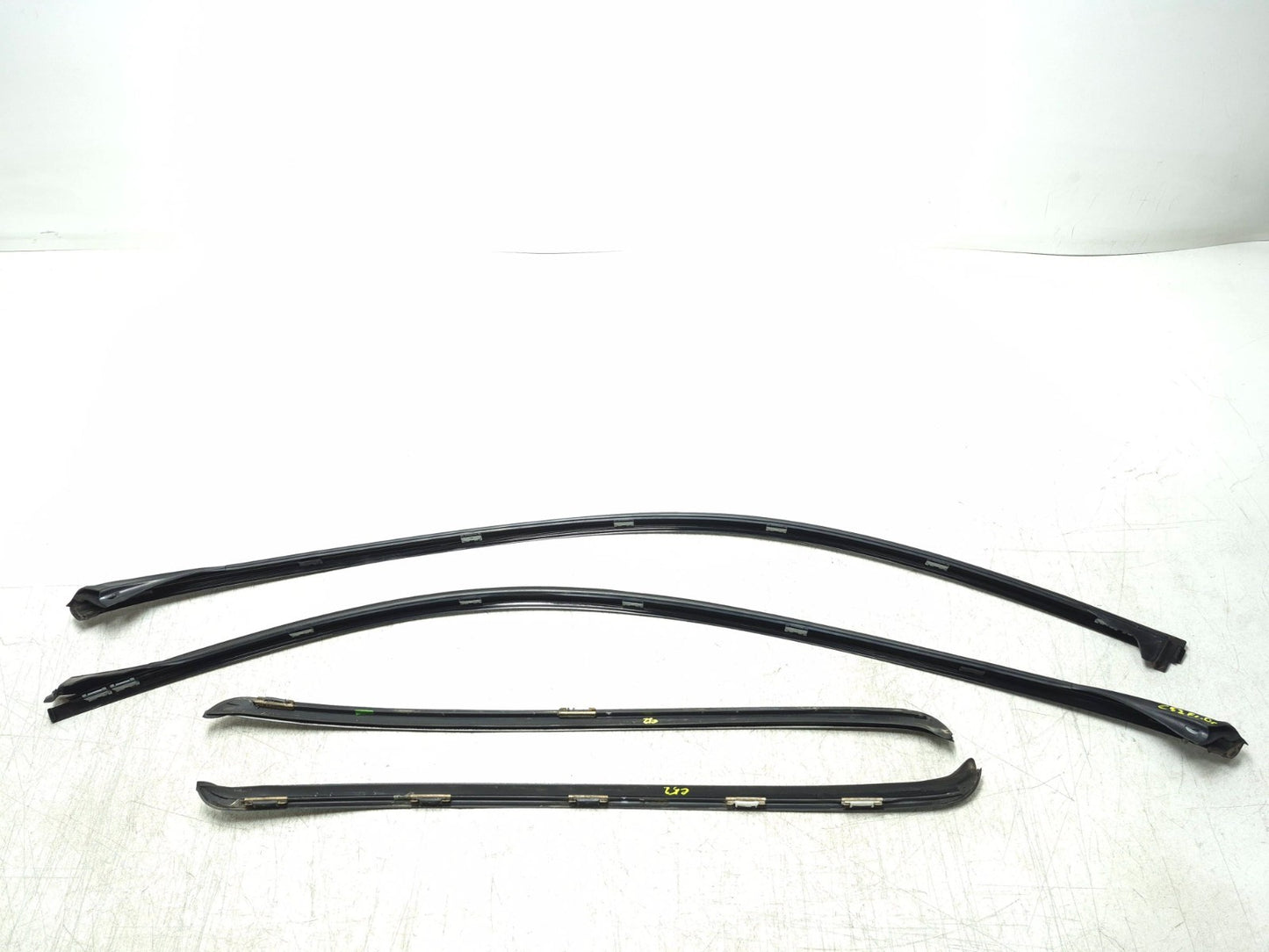 2008 BMW X6 E71 Front Windshield Drip Trim Molding Left & Right 4pcs OEM