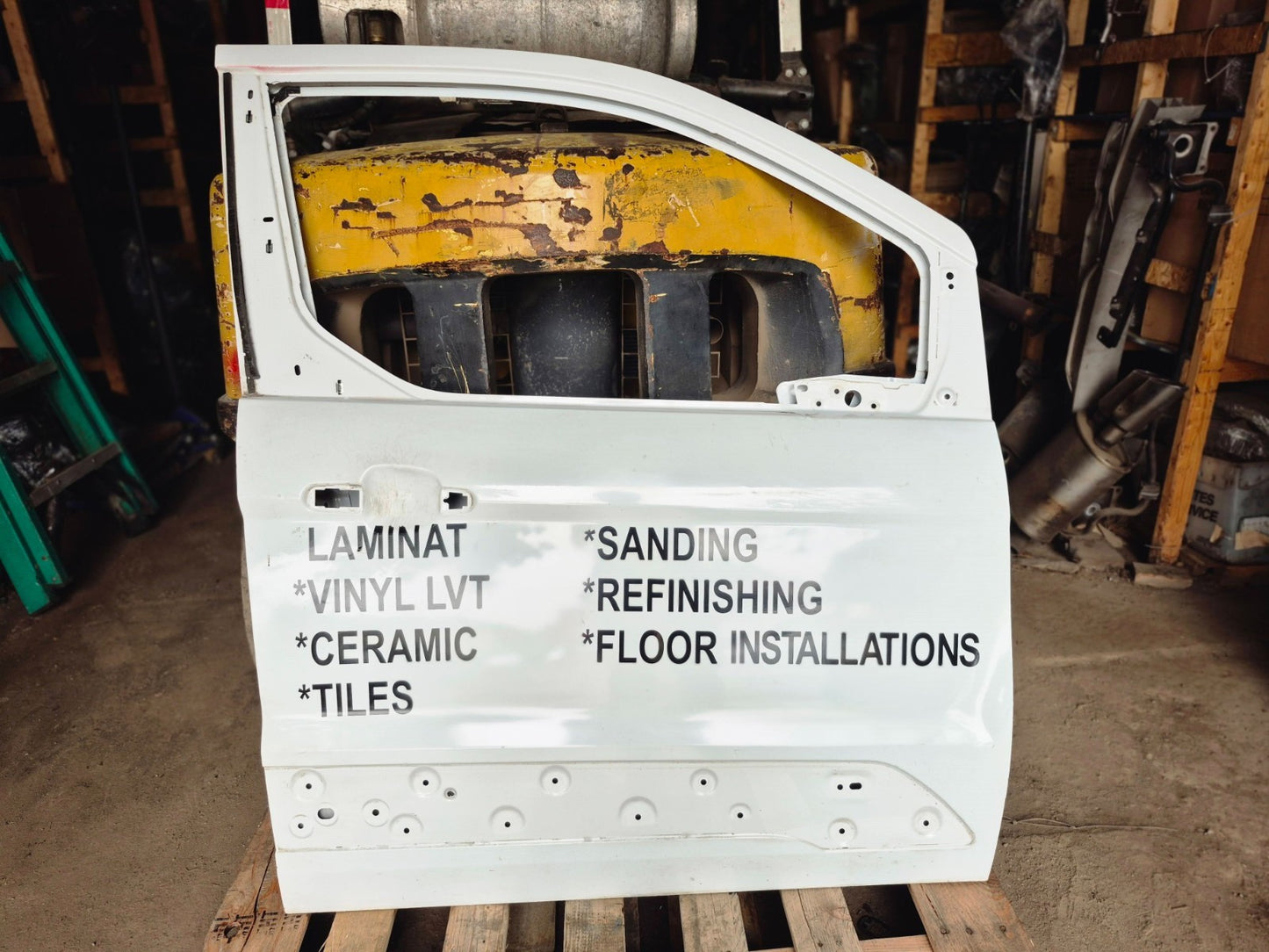 2016 Ford Transit Connect Front Door Shell Right Passenger Side OEM