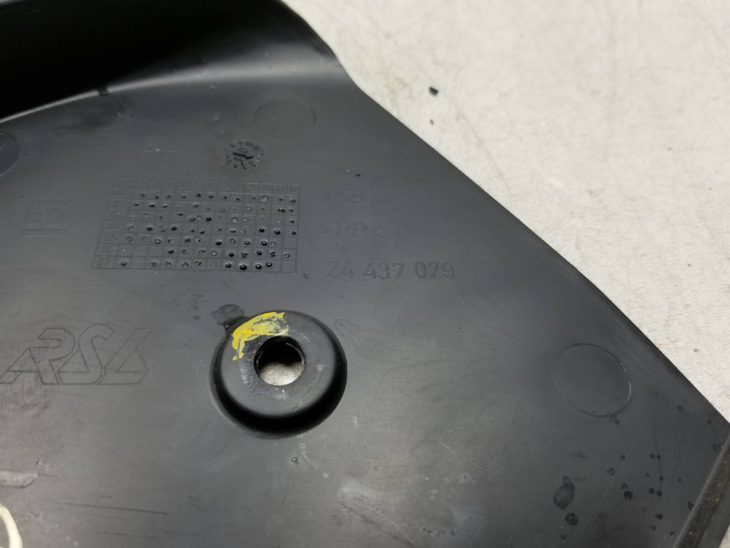 11 Saab 9-3 Seat Side Trim W/ Guide Sleeve & knob Front Passenger Side Right OEM