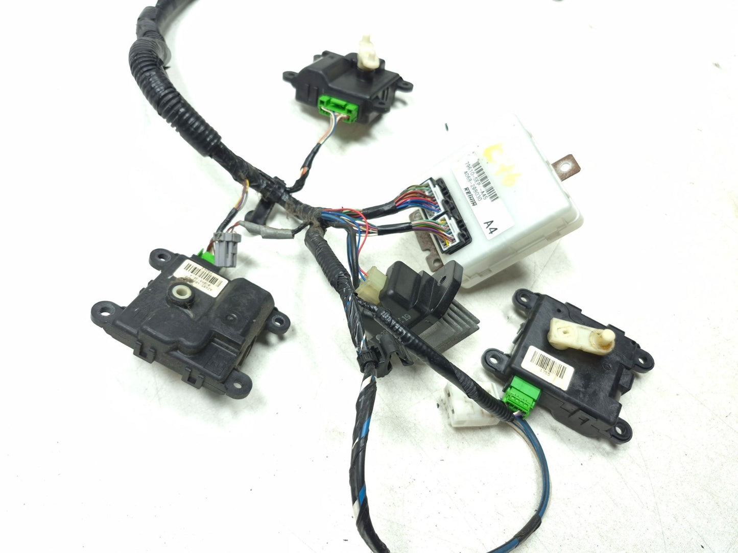 2008 Acura Tl Type-s HVAC A/c Actuator Flap Motor & Wire Harness OEM