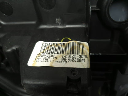2012 Hyundai Sonata Window Regulator Rear Driver Side Left OEM