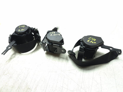 2013 BMW 328i F30 Rear Seat Belt Retractor 3 Pcs OEM