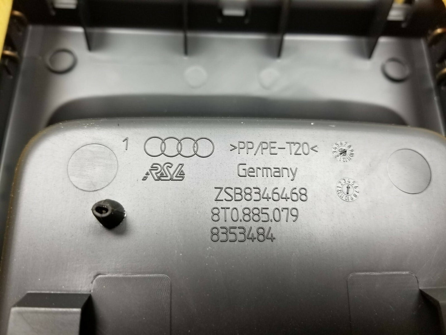 08 09 10 11 Audi A5 Coupe Rear Seat Lower Cushion Bench OEM
