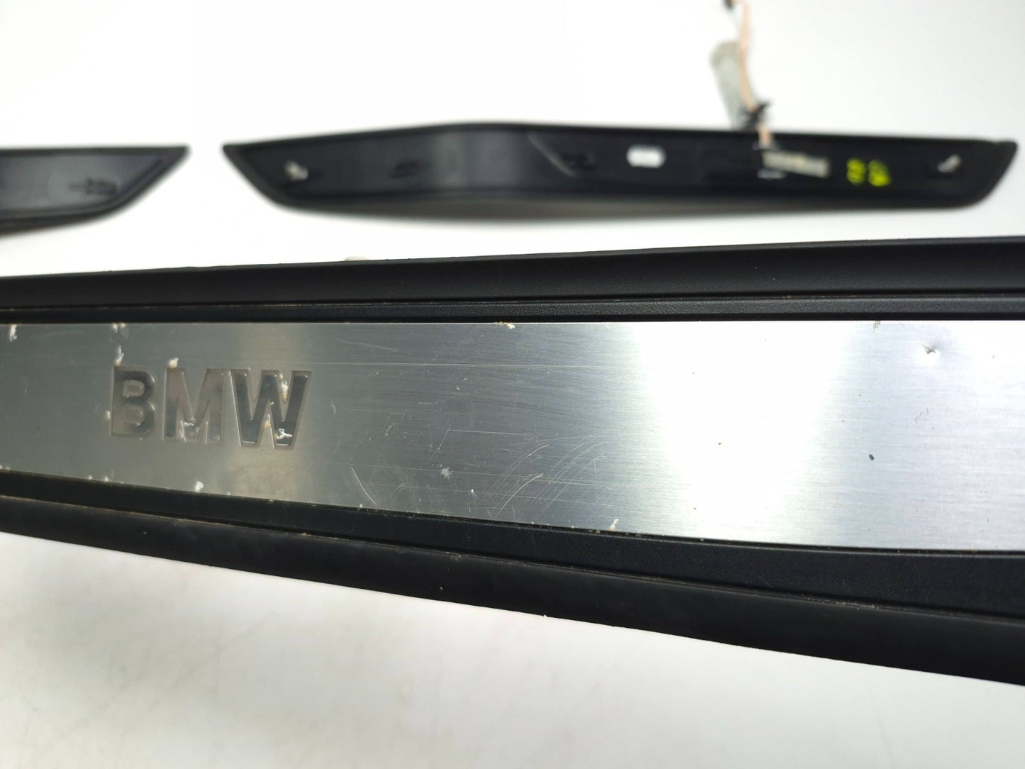 2011 BMW 750li Door Sill Scuff Plate Trim Front & Rear 4pcsoem