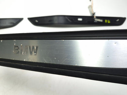 2011 BMW 750li Door Sill Scuff Plate Trim Front & Rear 4pcsoem