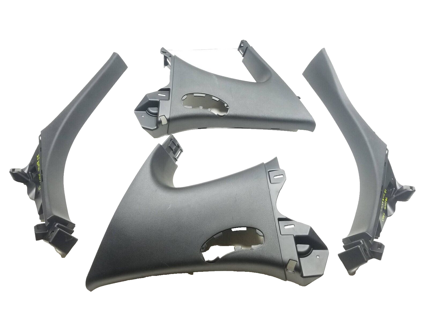 2016 Dodge Durango Rear Quarter Panel D Pillar Upper Cover Trim 4pcs OEM