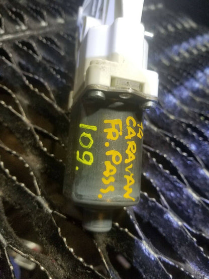 14 2014 Dodge Caravan Front Passenger Door Window Motor 3c18076-d OEM #109