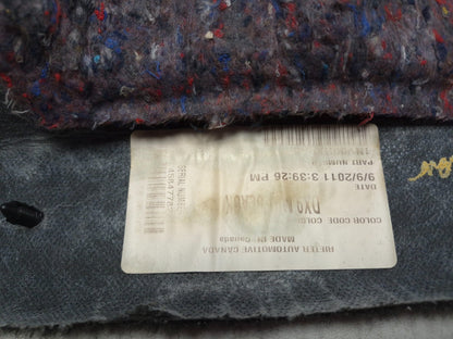 2012 Jeep Grand Cherokee Rear Interior Floor Carpet OEM