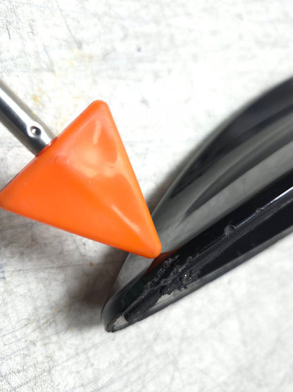 2008 BMW X6 Roof Shark Fin Antenna Module & Cap Cover Black OEM