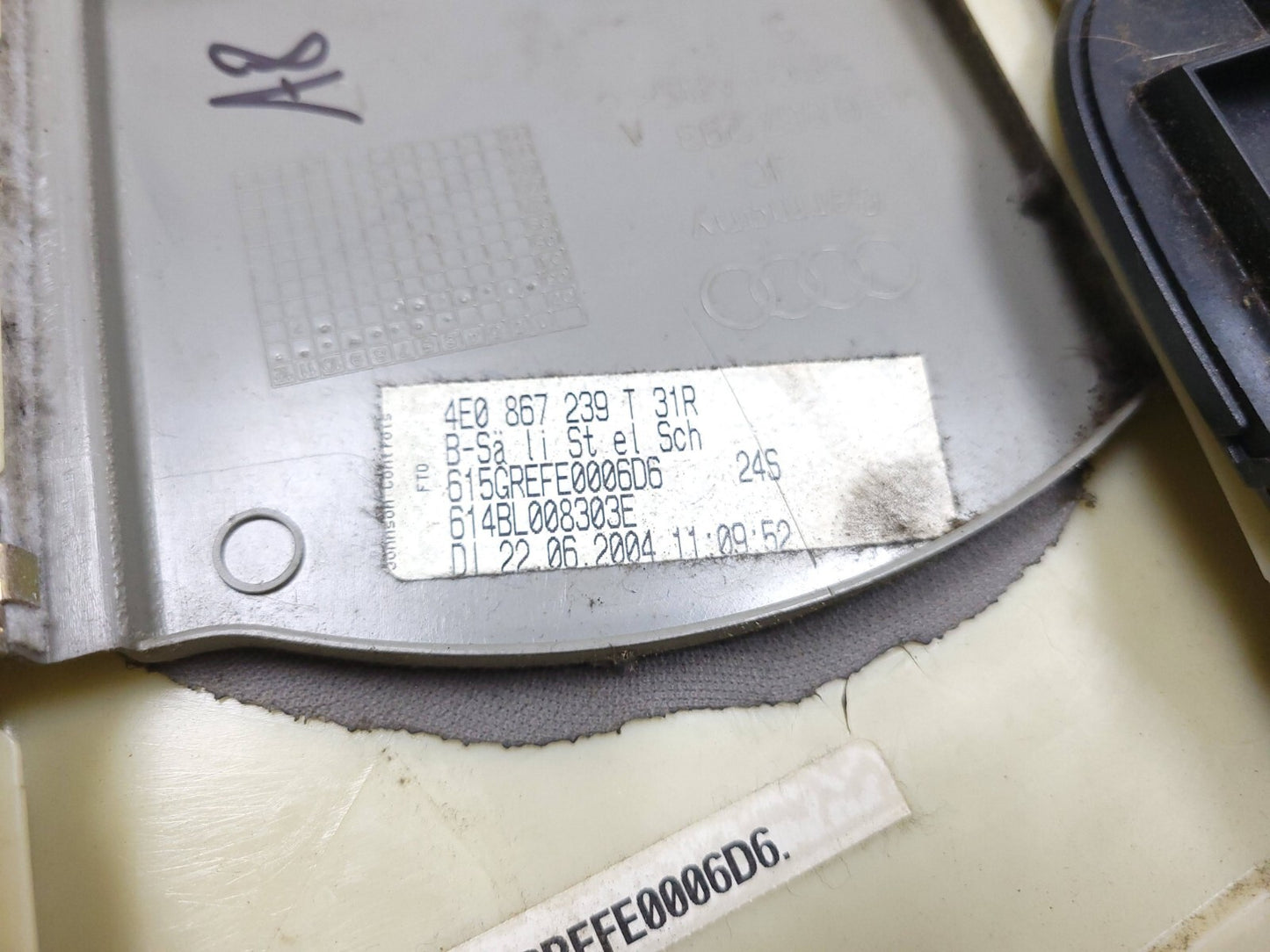 2004 - 2010 Audi A8l A8 S8 B Pillar Upper Trim Left & Right OEM