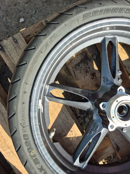 2008 Triumph Sprint St Wheel Rim & Tire Front & Rear *straight* OEM