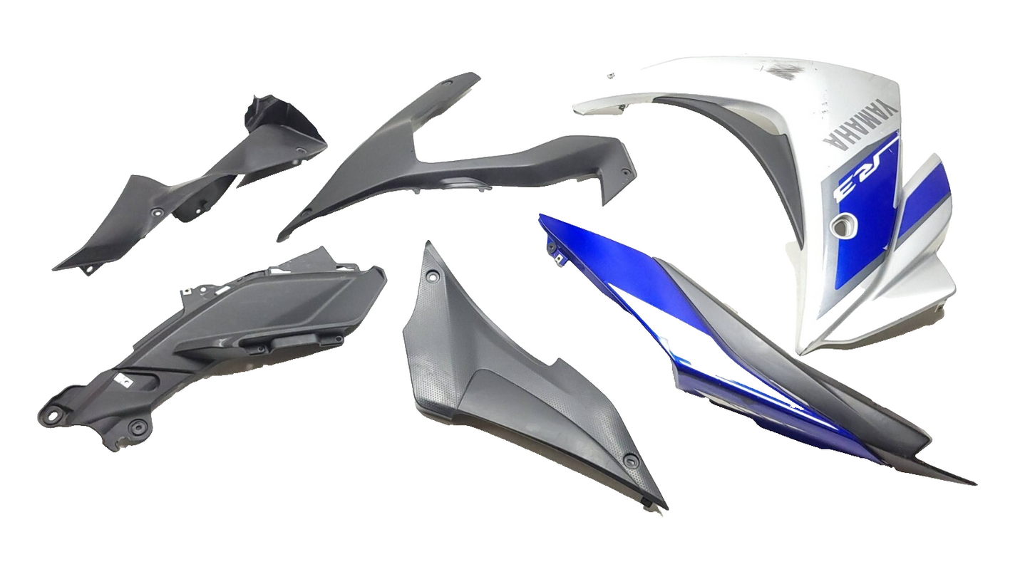 15 - 18 Yamaha Yzf-r3 Right Side Fairing Cover Panel 6pcs  OEM