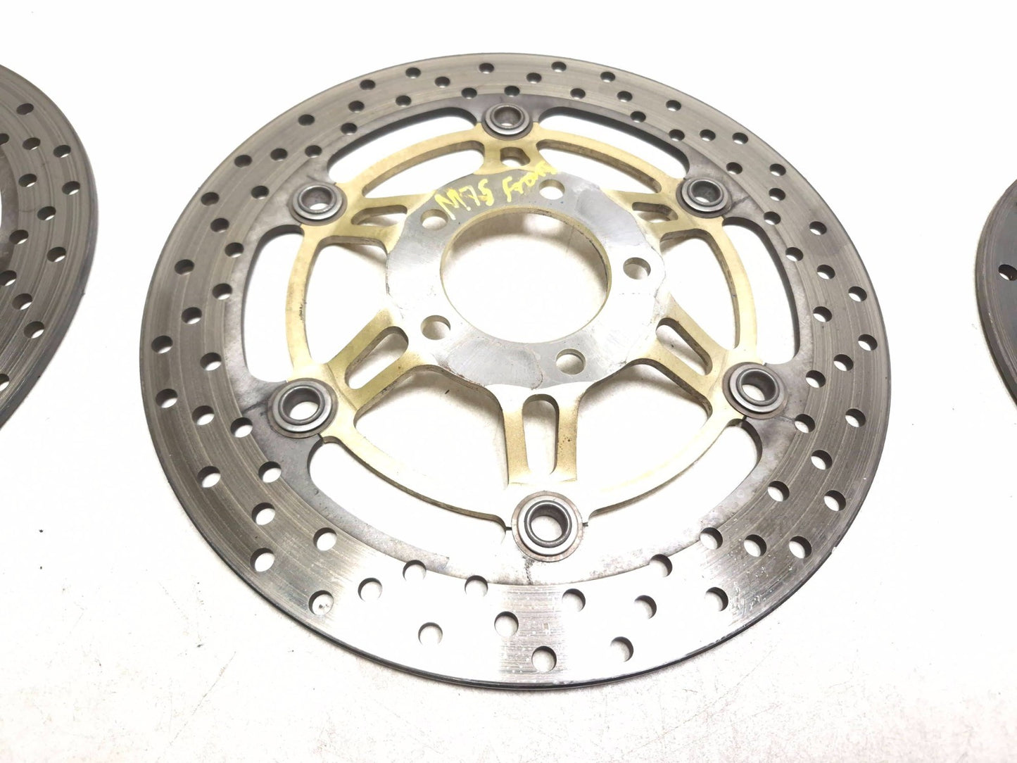 2001 Suzuki Gsx 750f Katana Front & Rear Brake Disc 3pcs OEM