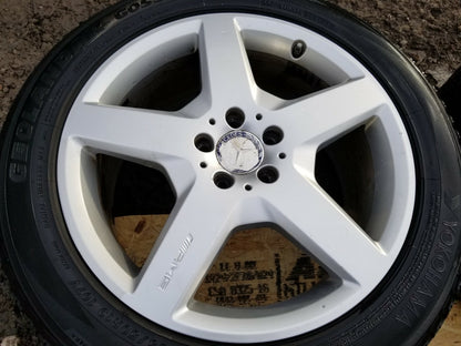 2010 Mercedes R350 Wheel Rim Amg 19" W/ Tire Yohohama 6.5/32" 2pcs. Pair