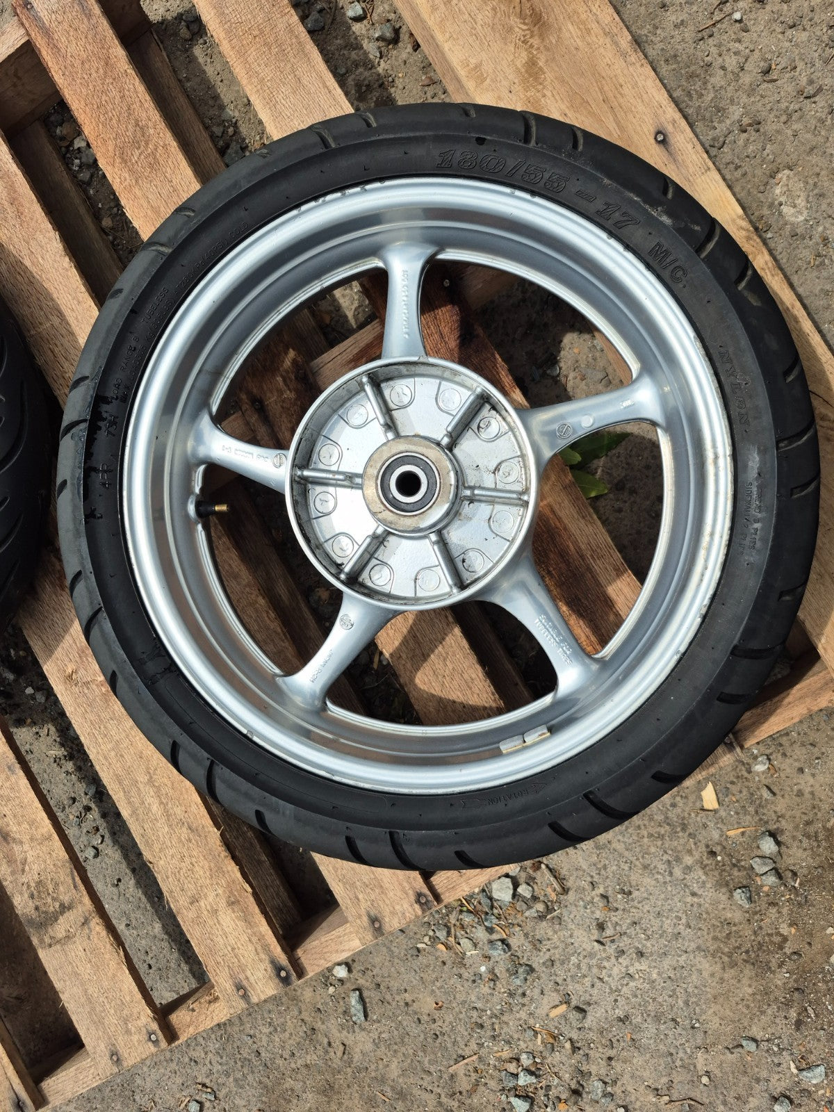 2009 Yamaha Fz6r Wheel Rim & Tire Front & Rear *straight* OEM