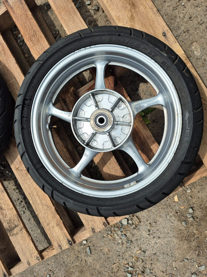 2009 Yamaha Fz6r Wheel Rim & Tire Front & Rear *straight* OEM