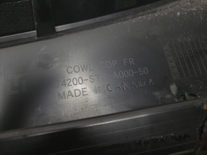 2007 - 2013 Acura Mdx Windshield Front Cowl Top Grille Vent Cover Panel OEM