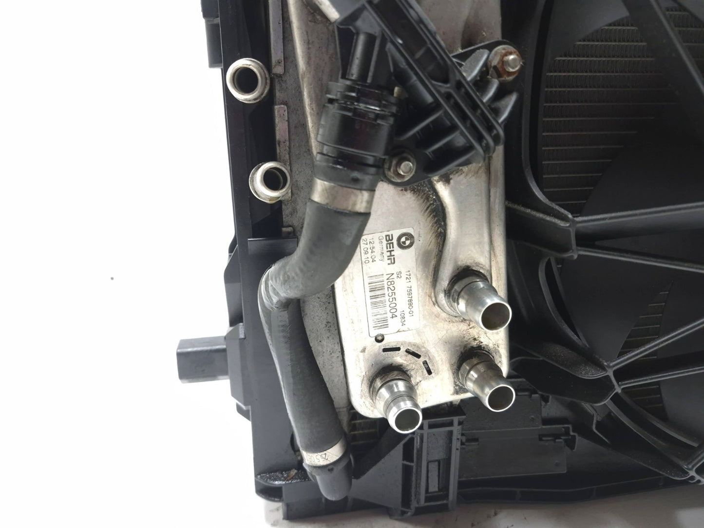 2011 BMW 750li Radiator Condenser Oil Cooler Cooling Fan Oem✅