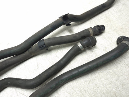 2013 BMW 328i F30 Engine Coolant Hose Pipe Line 4pcs OEM