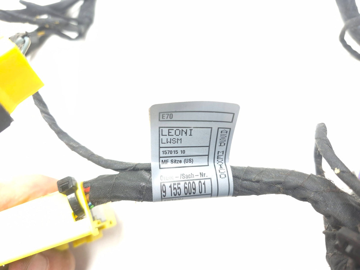 2009 BMW X6 Xdrive50i Front Seat Wire Harness Left Driver Side OEM