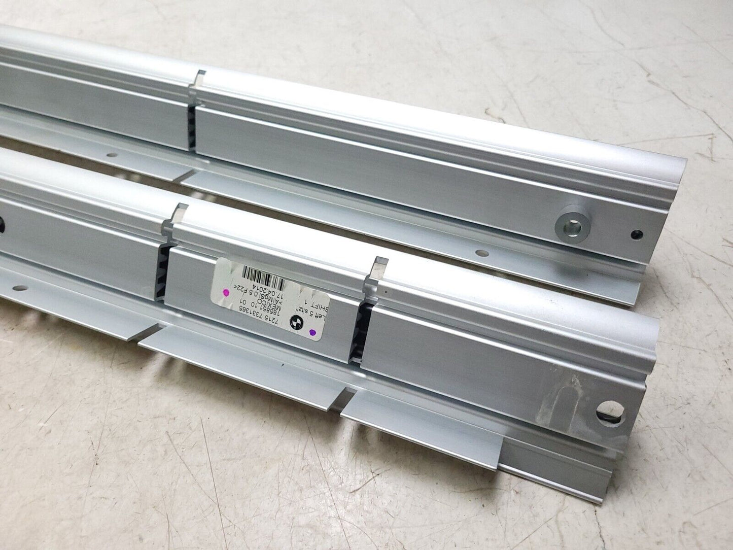 2014 - 2018 BMW X5 F15 Trunk Compartment Cargo Luggage Rail Left & Right OEM