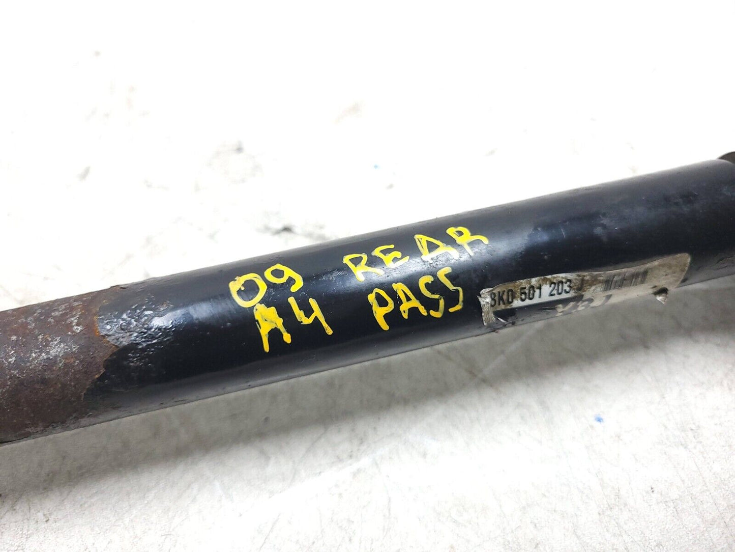 09-12 Audi A4 Quattro Rear Axle Shaft Passenger Side Right OEM