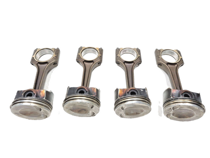 2011 Volkswagen Tiguan Piston & Connecting Rod 4 Pcs 2.0l OEM