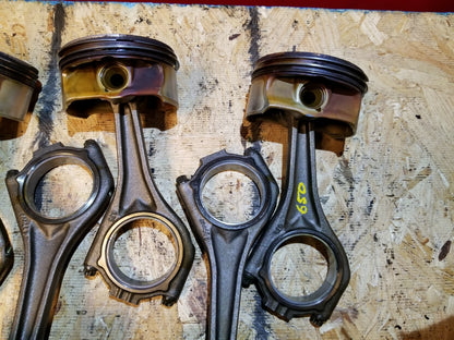 2007 BMW 650i Piston W/ Connecting Rod 8pcs OEM