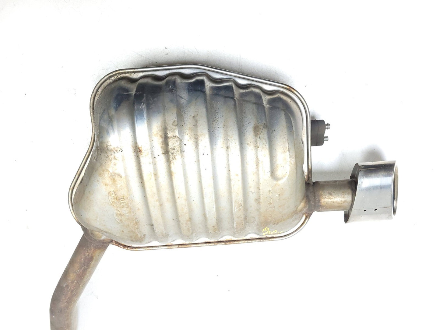 09-12 Hyundai Genesis Exhaust Resonator Muffler Tail System 4.6l OEM Sedan