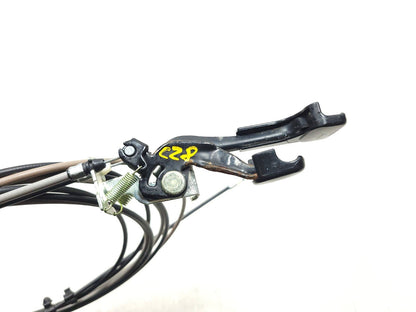 12-17 Hyundai Accent Fuel Door Trunk Opener Release Lever W/ Cables OEM