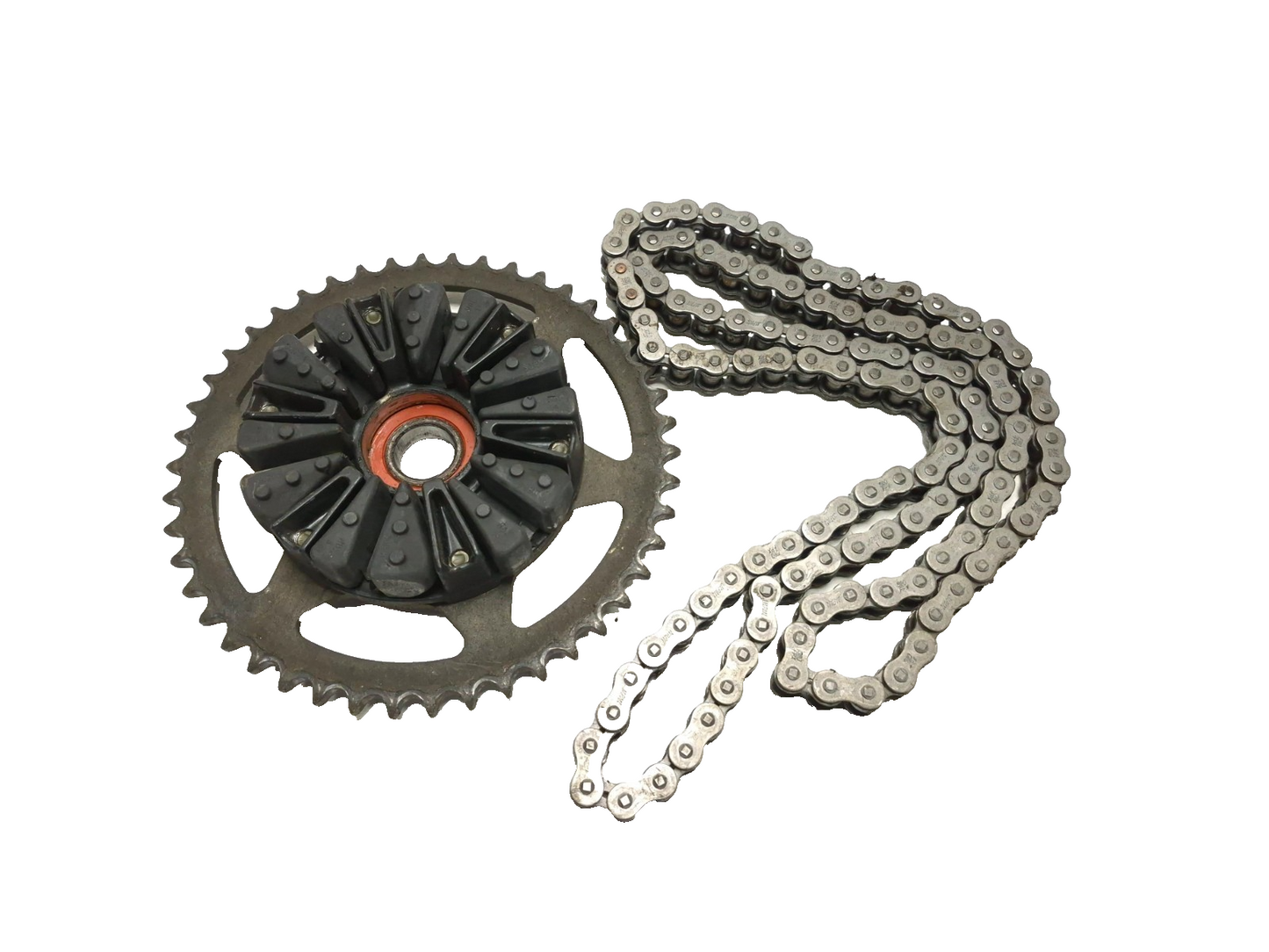 2004 Yamaha Fz6 S Rear Sprocket & Drive Chain Pair OEM