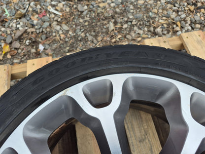 2014 Fiat 500l Trekking Wheel Rim W/ Tire Good Year  225/45 R17 2 Pcs OEM