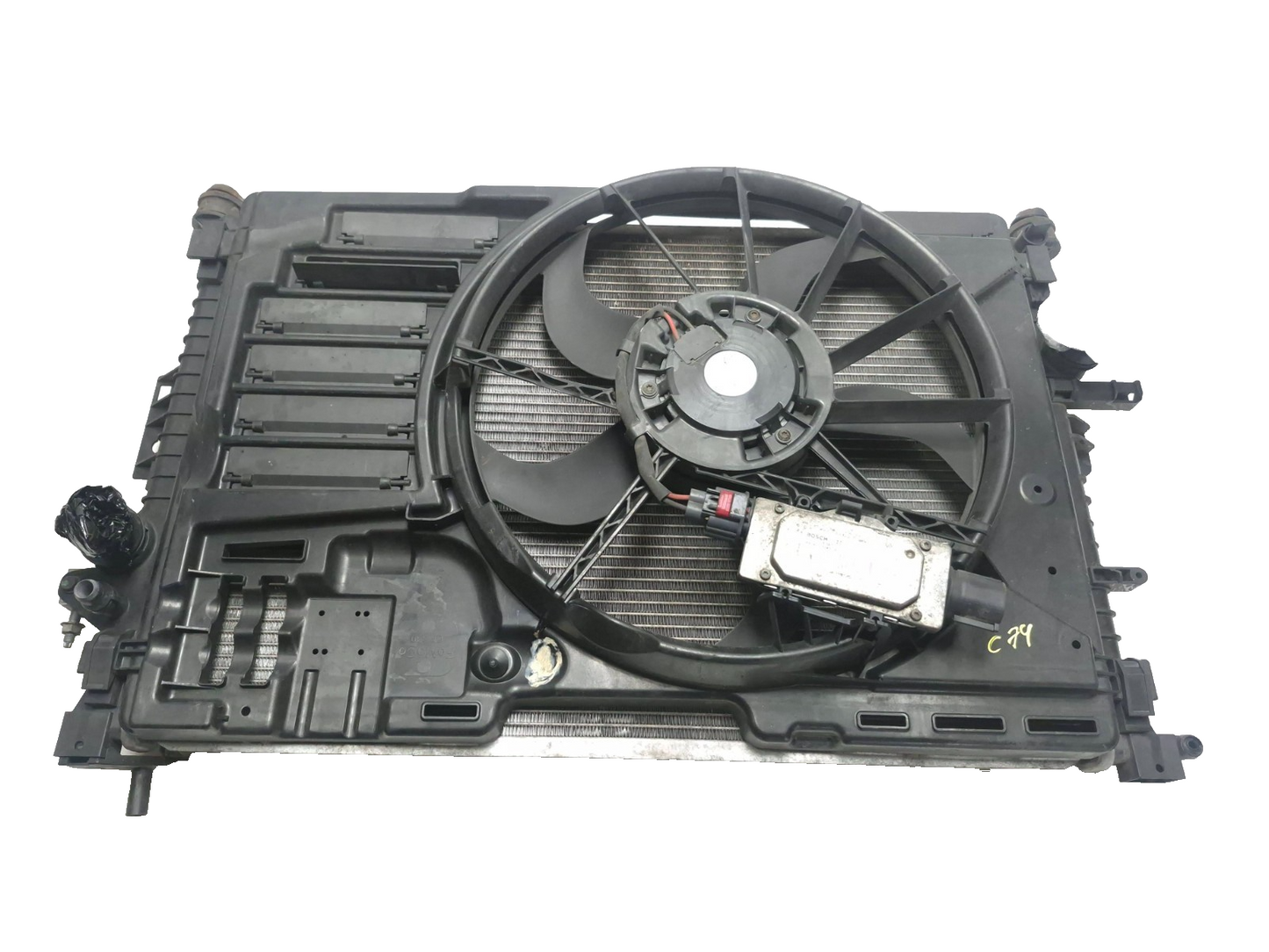 2016 Ford Transit Connect Coolant Radiator Condenser & Fan Shroud 2.5l OEM