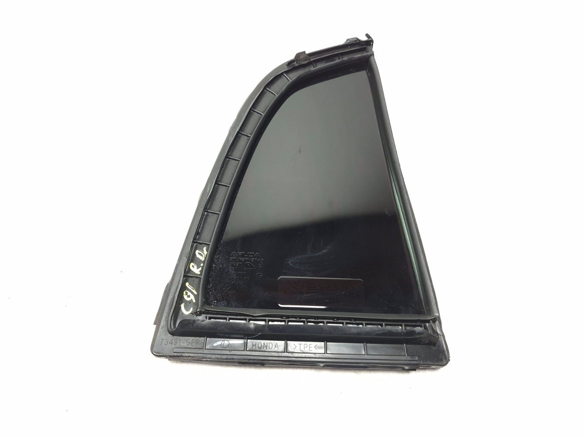 2008 Acura Tl Type-s Rear Door Quarter Window Glass Left Driver Side OEM