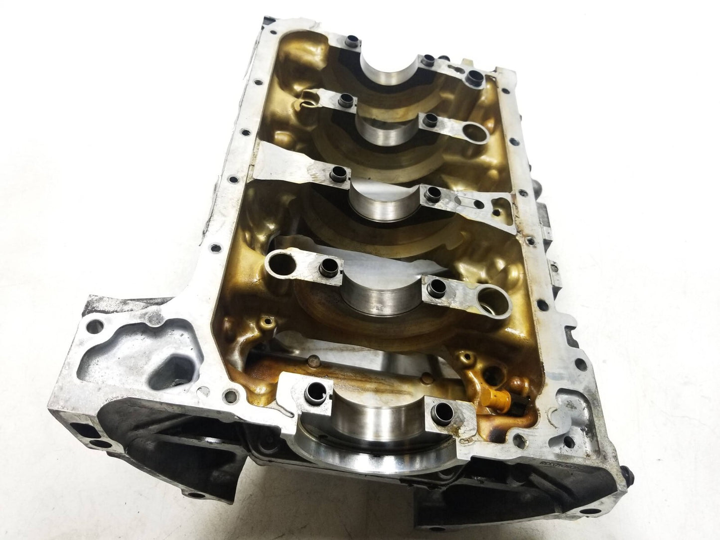 2010 Acura Tsx 2.4l Engine Oil Pan Upper & Lower Pair OEM