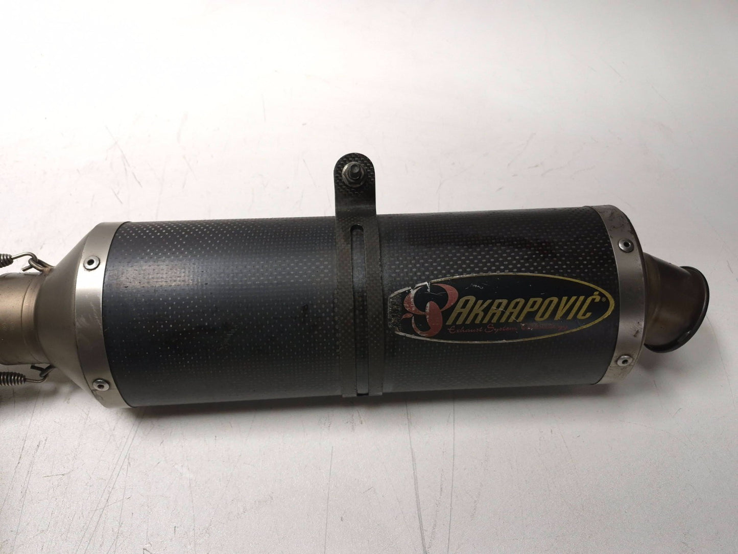 2005 Kawasaki Ninja Zx10r Exhaust Muffler Acrapovic Damaged OEM
