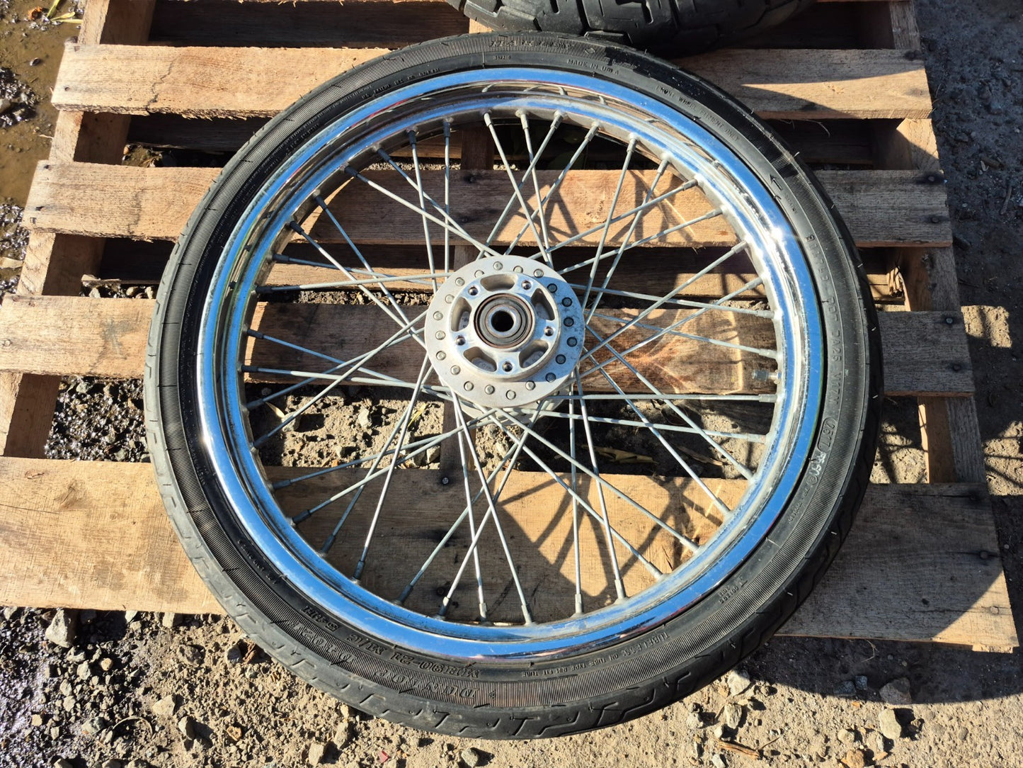 2004 Harley-davidson Sportster Xl883 Wheel Rim & Tire Front & Rear *straight*