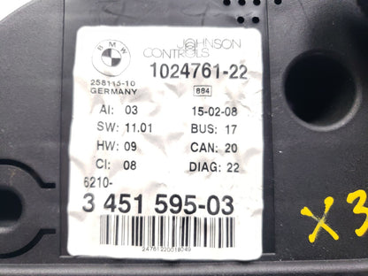 2008 BMW X3 E83 Speedometer Instrument Cluster Gauges OEM