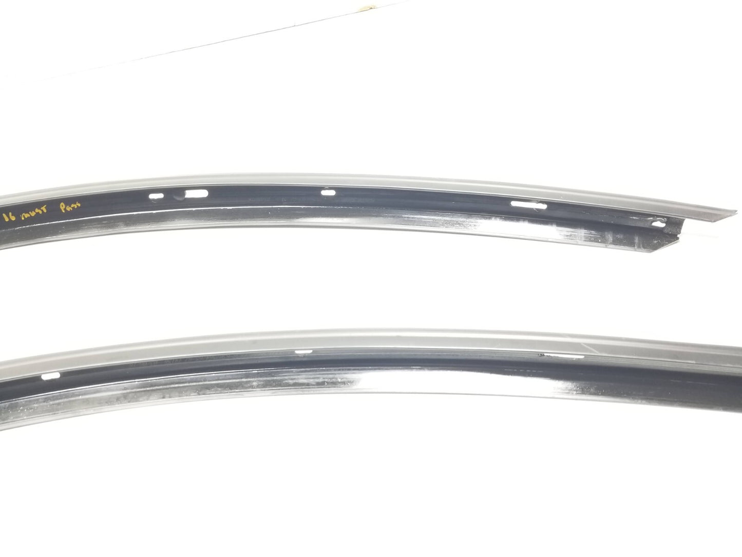 2016 Ford Mustang Coupe Front Roof Upper Molding Left & Right Pair OEM